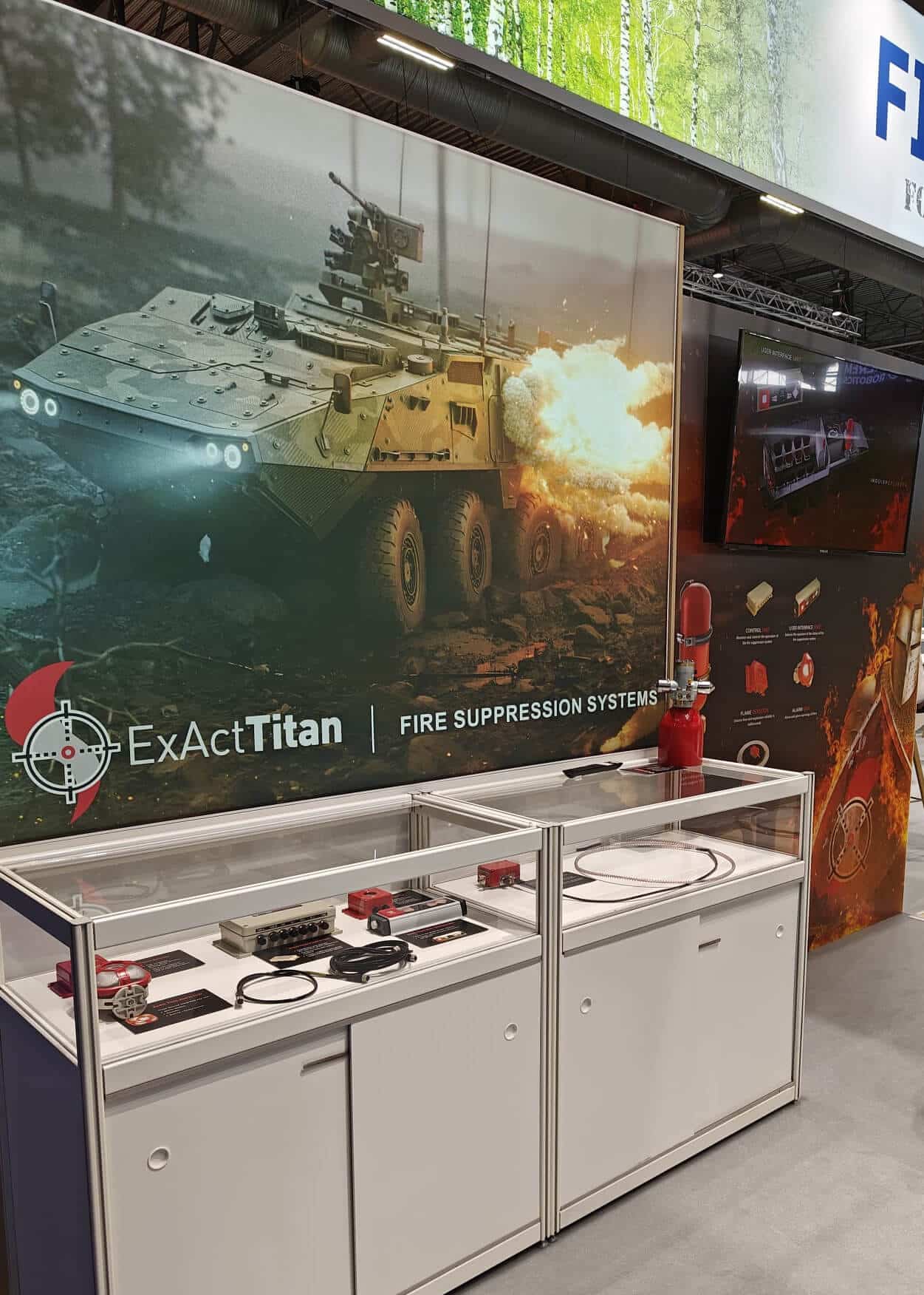 Image from Mikro-Pulssi stand at Eurosatory 2026.